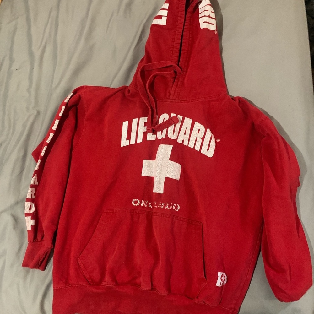 Worn Lifeguard hoodie